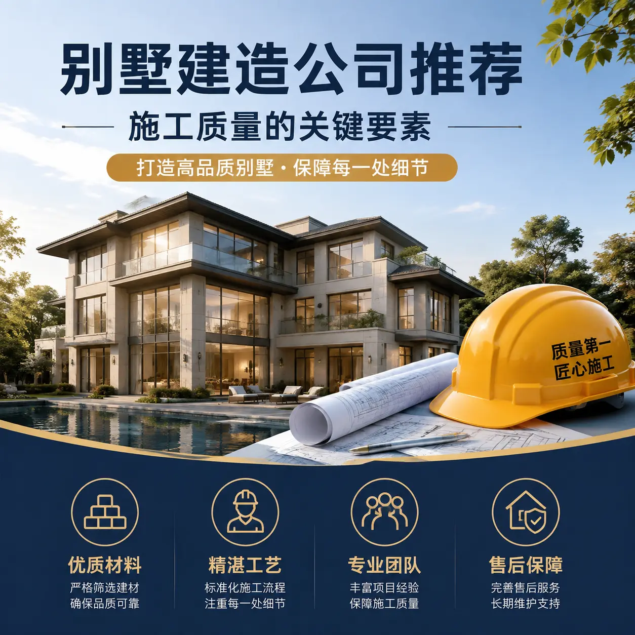 别墅建造公司推荐: 施秉 施工质量的关键要素