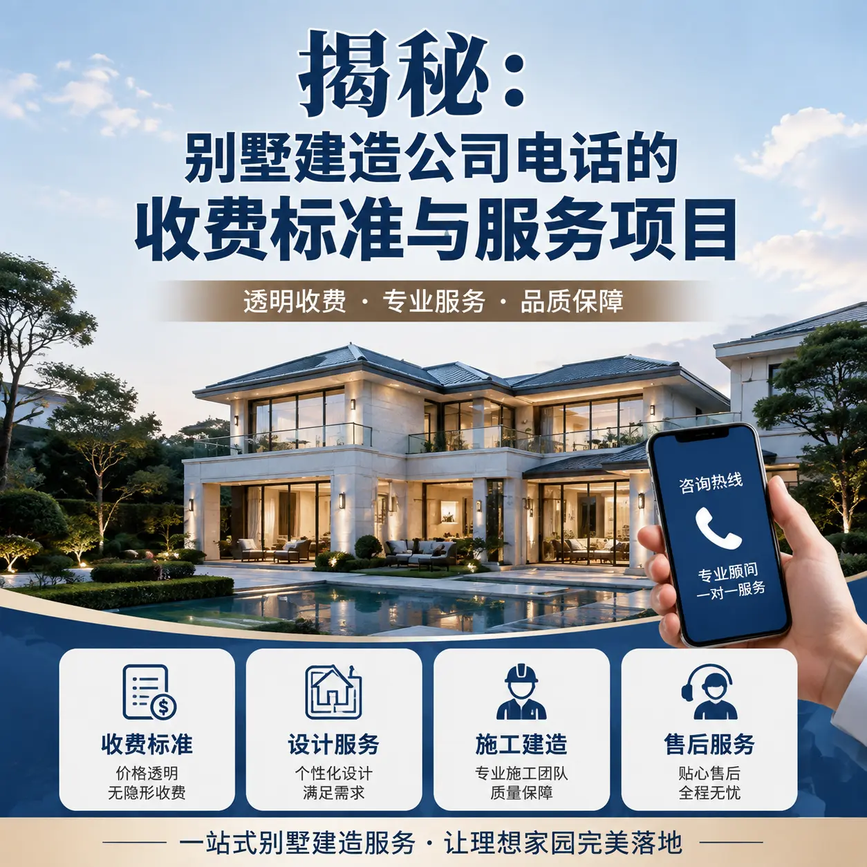 揭秘:施秉别墅建造公司电话的收费标准与服务项目