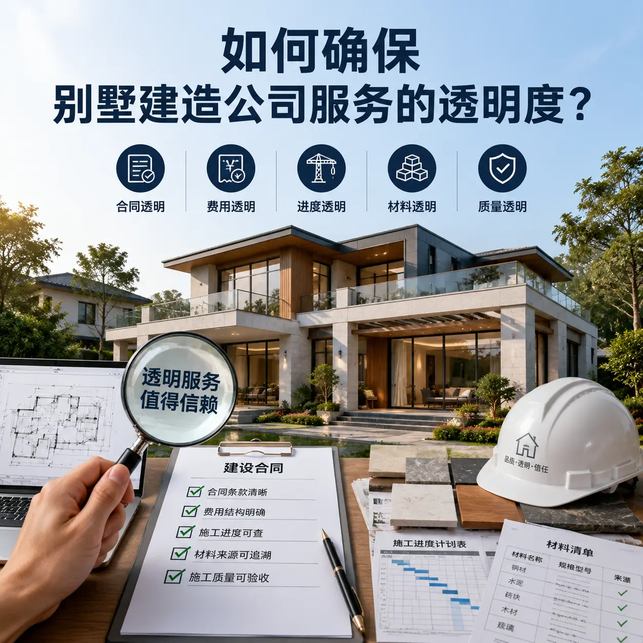 在 施秉 如何确保别墅建造公司服务的透明度?