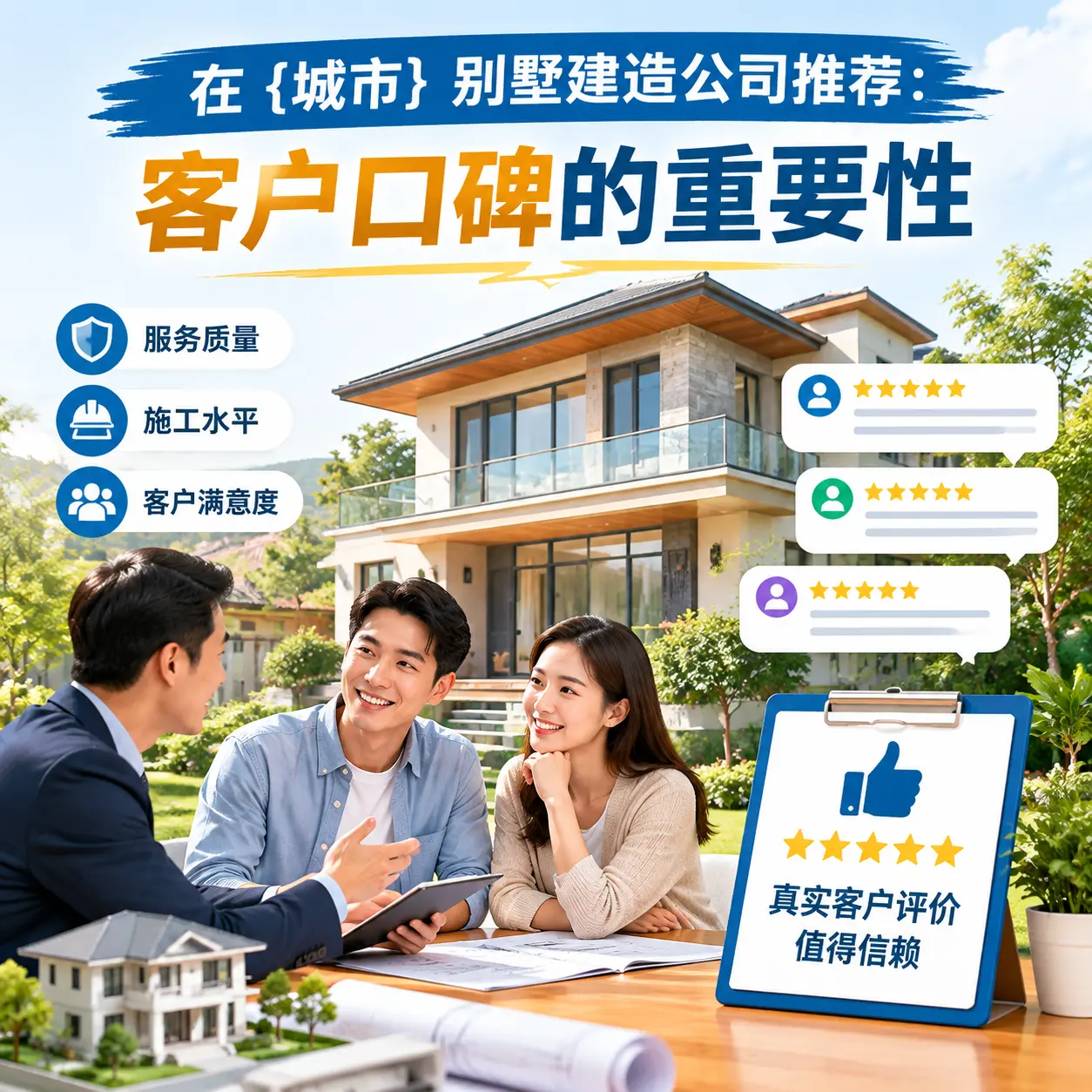 在 施秉 别墅建造公司推荐:客户口碑的重要性