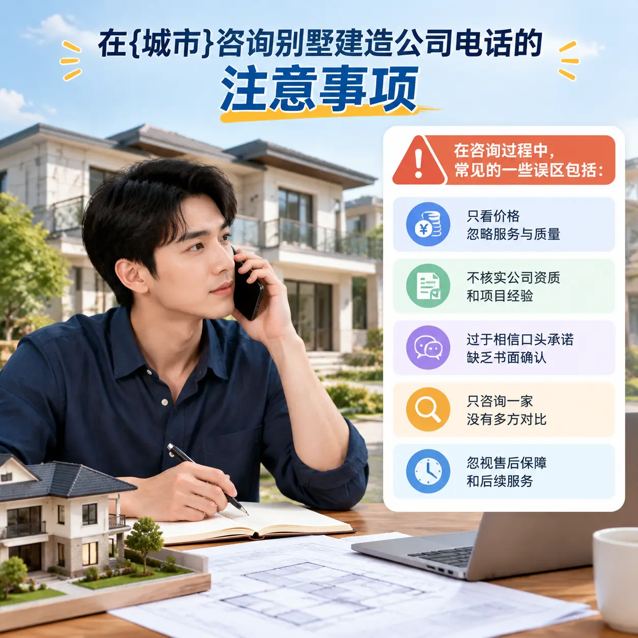 在施秉咨询别墅建造公司电话的注意事项