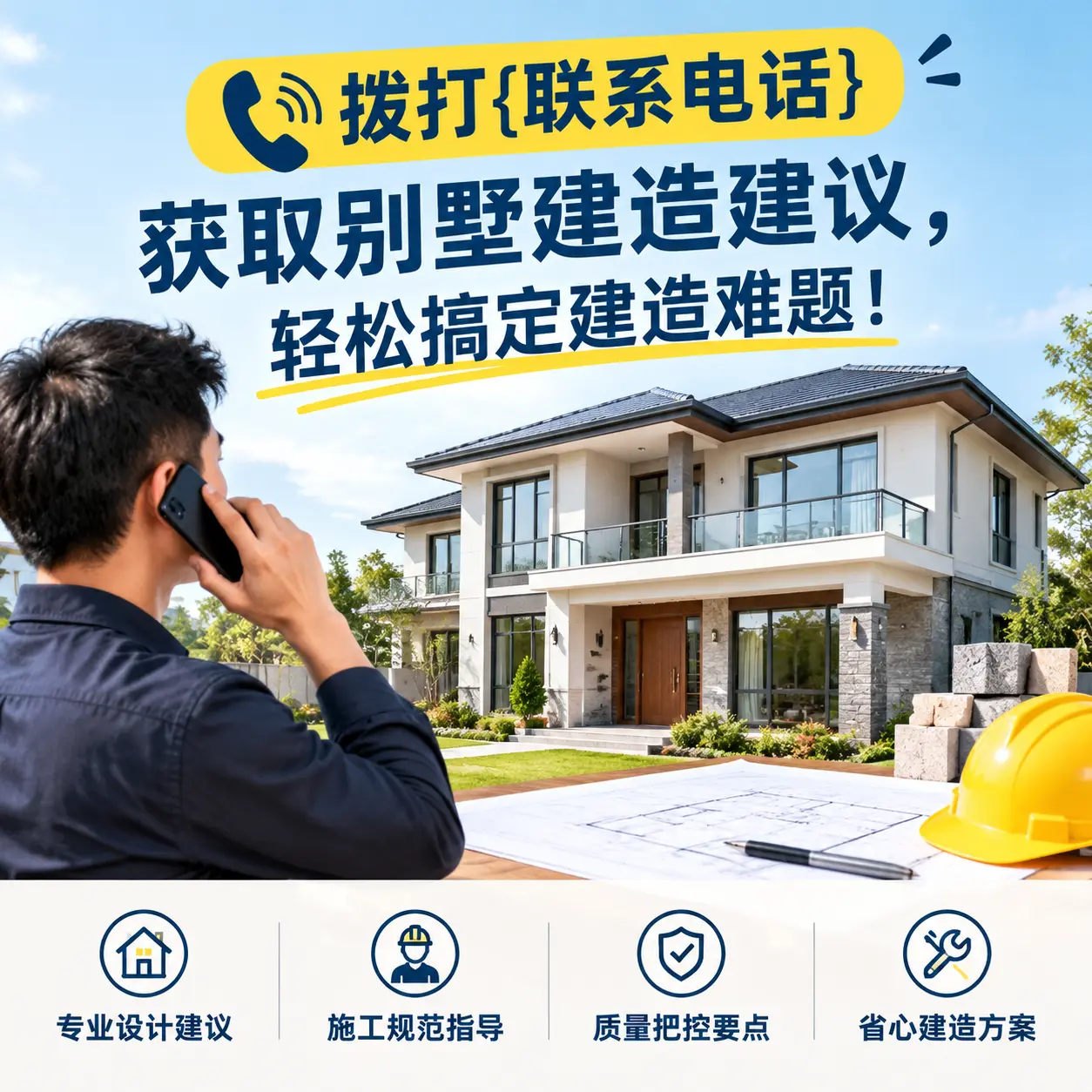 拨打15285131682获取别墅建造建议,轻松搞定建造难题!