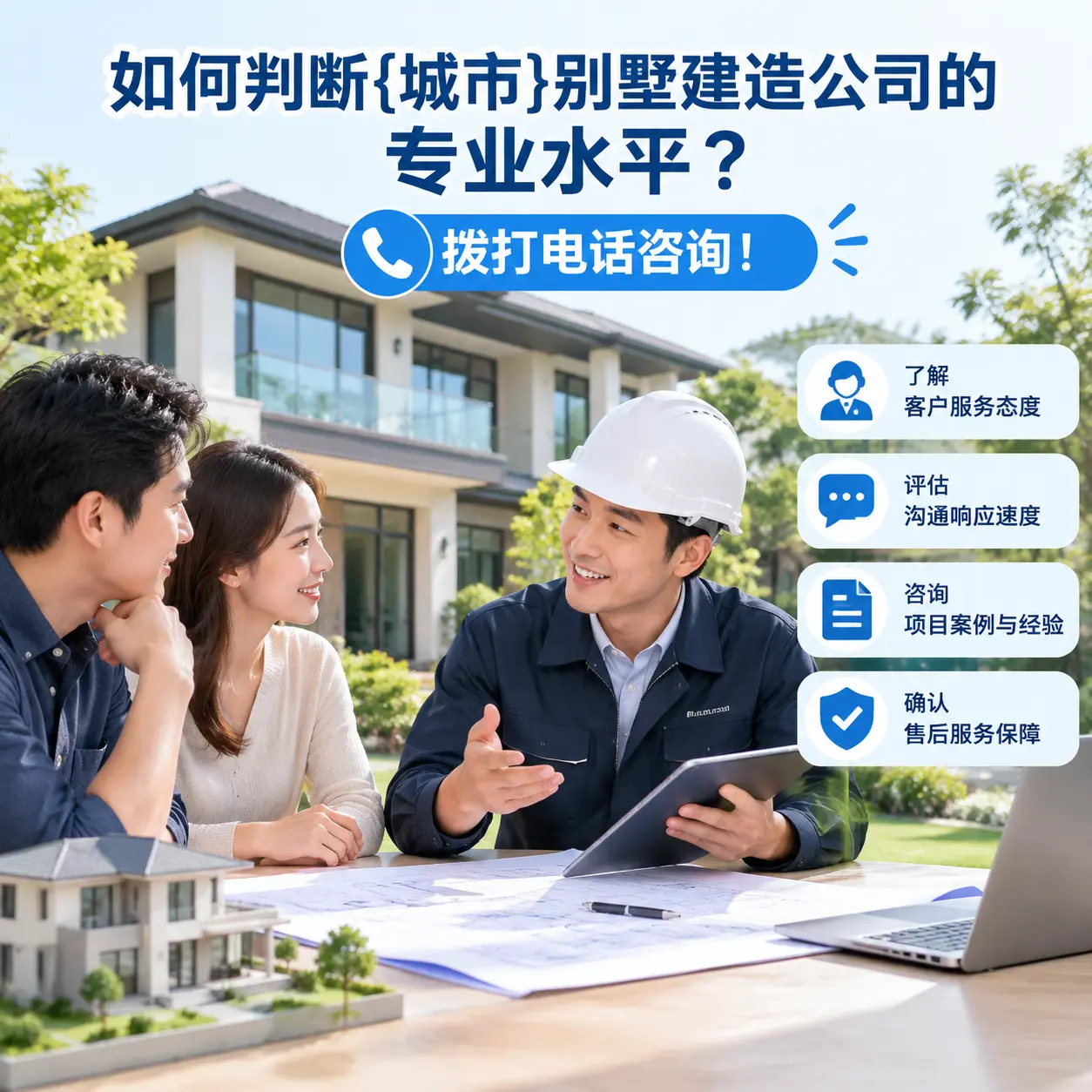 如何判断施秉别墅建造公司的专业水平?拨打电话咨询!